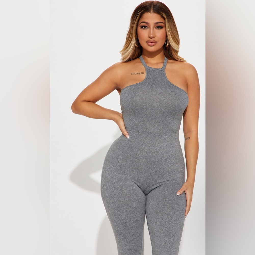 Jumpsuit - Heather Grey